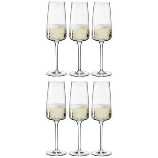 Bormioli Rocco Champagneglazen - Flutes - Nexo - 240 ml - 6 stuks