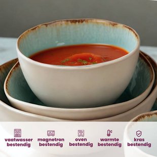 Cosy & Trendy Kom Laguna Azzurro ø 14 cm / 600 ml - 4 Stuks