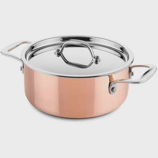 DUCQ Kookpan Koper - ø 20 cm / 2 Liter