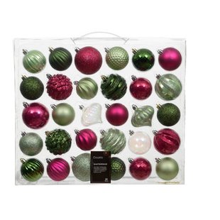 Decoris Mix polystyreen assortie mix - 25 stuks (ø7 cm)