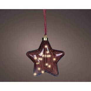 Lumineo micro LED ster - binnen - warm wit