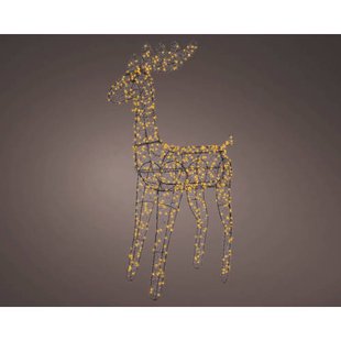 Lumineo micro LED rendier metaal - buiten - klassiek wit