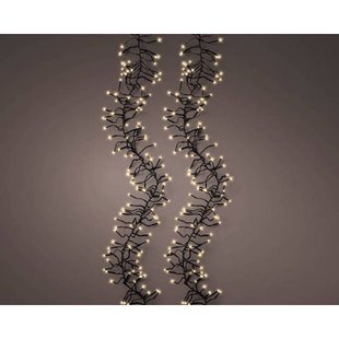 Lumineo cluster kerstverlichting buiten - 1128LED - soft gold