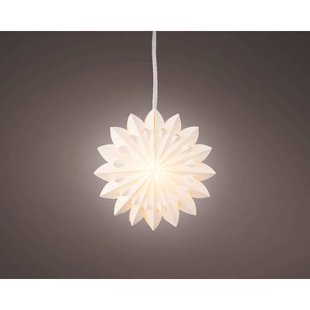 Lumineo LED ster papier - binnen - warm wit