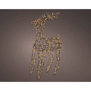 Lumineo micro LED rendier metaal - buiten - klassiek wit