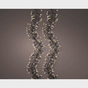 Lumineo cluster kerstverlichting buiten - 768LED - soft gold