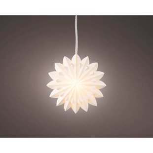 Lumineo LED ster papier - binnen - warm wit