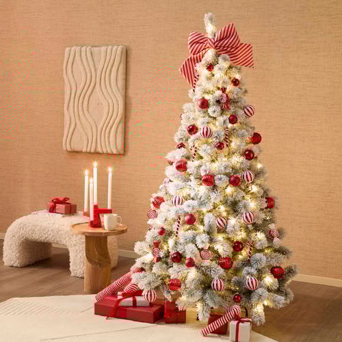 Nova Belle Verlichte besneeuwde kerstboom Narvik (h185x102 cm)