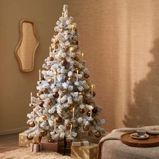 Nova Belle Besneeuwde kerstboom Nordic Pine (h155xd96 cm)