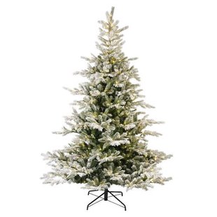 Everlands verlichte besneeuwde kerstboom Grandis (h240xd162 cm)