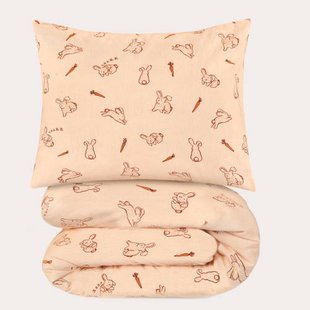 NOUS Kids flanellen dekbedovertrek kinderbed (120x150 cm)