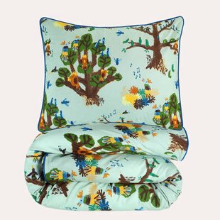 NOUS Kids katoenen dekbedovertrek 1-persoons (140x220 cm)