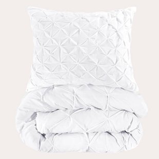 NOUS Living katoenen dekbedovertrek 1-persoons (140x200 cm) Pintuc