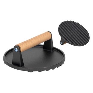 Blackwell Gietijzeren Hamburgerpers / Grillpers / Vleespers - Cast Iron - ø 18 cm