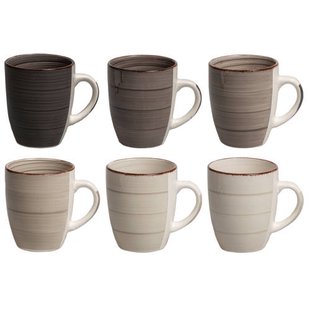 Cookinglife Mokken Delice Grijs 350 ml - 6 stuks