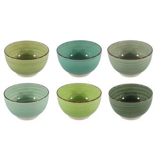 Cookinglife Soepkommen / kommen Delice Groen ø 14 cm - 6 stuks