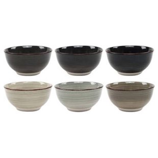 Cookinglife Kleine kommen Delice Grijs ø 12 cm - 6 stuks