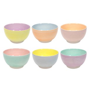 Cookinglife Kommen Pastel Harmony ø 14 cm - 6 Stuks