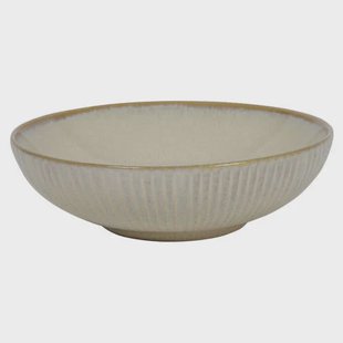 Cookinglife Diepe Borden Coastal Lines Ocean Beige ø 18 cm - 6 Stuks