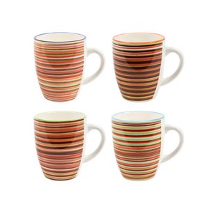 Cookinglife Mokken Rhythm & Lines 340 ml - 4 Stuks