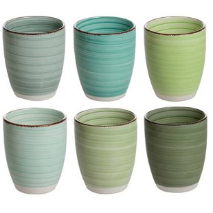 Cookinglife Koffiekopjes / Senseokopjes Delice Groen 160 ml - 6 stuks