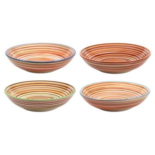 Cookinglife Diepe Borden Rhythm & Lines ø 20 cm - 4 Stuks