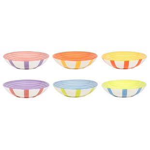 Cookinglife Diepe Borden / Pastaborden Summer Vibes Ø 21 cm - 6 Stuks