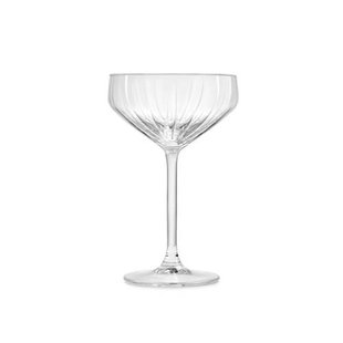 Royal Leerdam Plisse champagne coupe (set van 4)