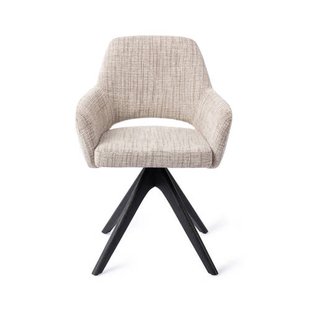 Jesper Home Yanai Eetkamerstoel - Caramel Grid Yanai