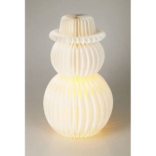 Nova Belle Sneeuwpop LED Papier 50cm