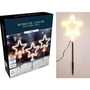 Nova Belle Tuinsteker Neon Set ster