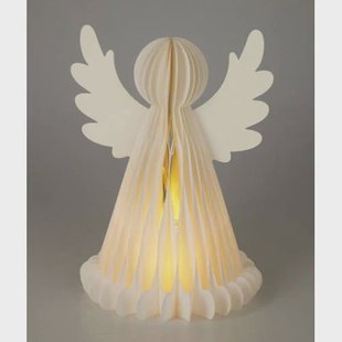 Home & Styling Collection Engel LED Papier 38cm Wit
