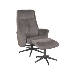 LABEL51 relaxfauteuil + hocker Bergen