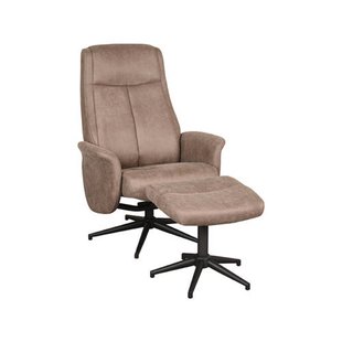LABEL51 relaxfauteuil + hocker Bergen