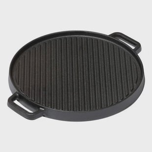 Blackwell Grillplaat BBQ Gietijzer Rond 2-Zijdig