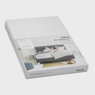 TEMPUR FIT Stretch jersey hoeslaken 70/80 x 200/220 cm Wit