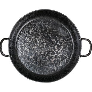 Forged Gietijzeren Koekenpan met 2 handvatten - ø 24 cm - geschikt voor BBQ