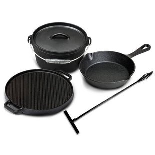 Blackwell Dutch Oven BBQ set Gietijzer - 4-delige pannenset