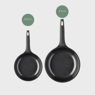 Sola Pannenset Ceramic Deluxe - Koekenpan ø 24 en 28 cm