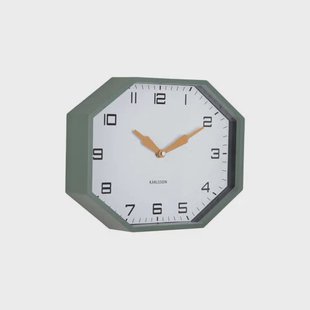 Karlsson wandklok Modern Factory Octagon