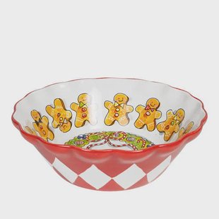 Blond Amsterdam diepe kerstschaal (23 cm)