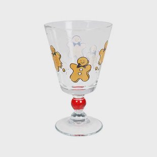 Blond Amsterdam kerst wijnglas