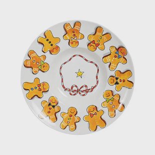 Blond Amsterdam kerst pastabord (24 cm)