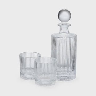 BarCraft whiskyset (3-delig) (incl. decanteerkaraf en 2 glazen)