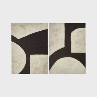 House Doctor schilderij Hape (set van 2) (50x70 cm)