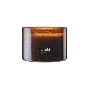 Meraki geurkaars 32u Dark Wood