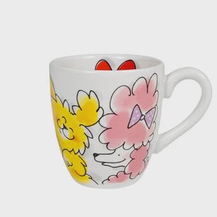 Blond Amsterdam mini mok hond (200 ml)