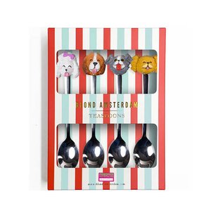 Blond Amsterdam theelepels hond (4-delig)