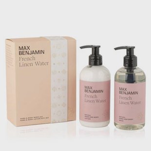 Max Benjamin giftset hand & body - French Linen Water