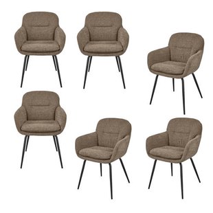 WOOOD eetkamerstoel (set van 6) Runa